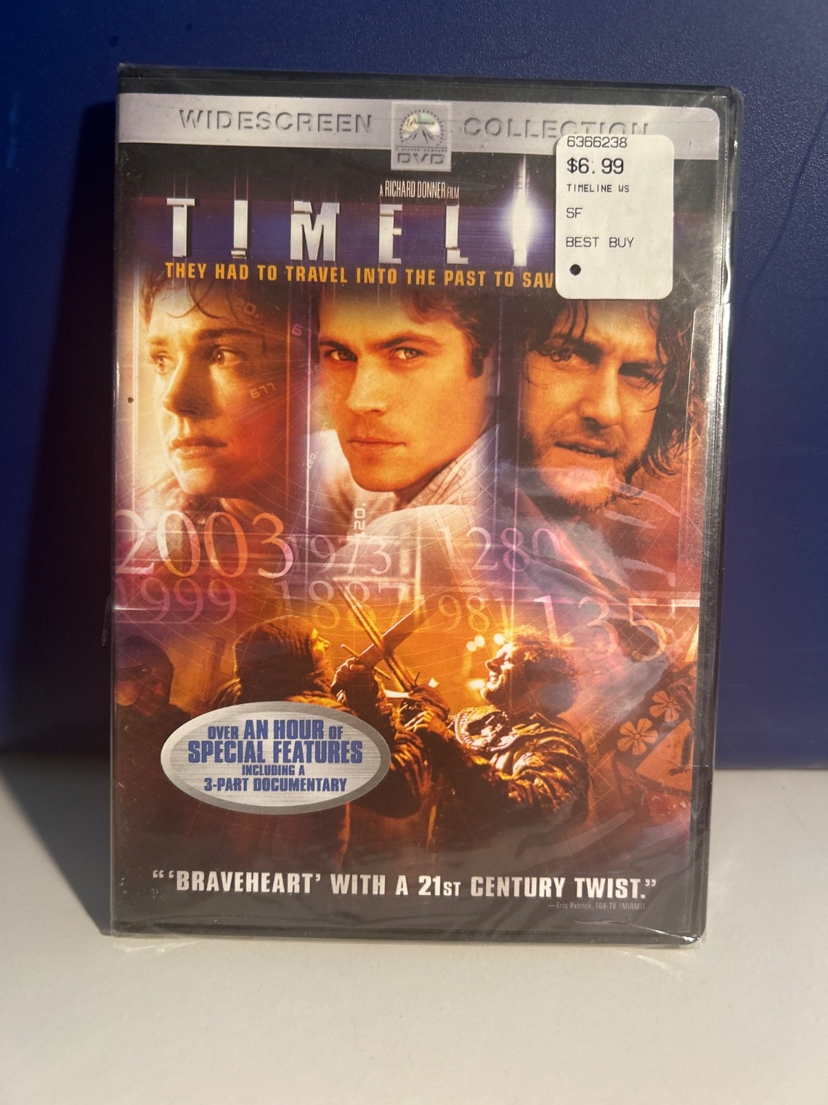 Timeline (DVD) w/Paul Walker……..widescreen…..……..BRAND NEW & SEALED!