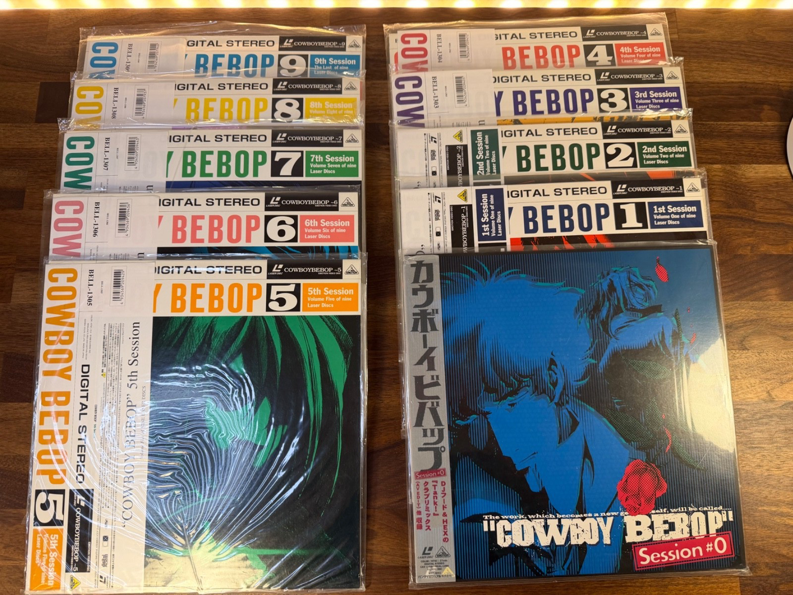 Cowboy Bebop Laserdisc Complete Collection 10 Disc Set 1998 #0-9 US SHIP NM