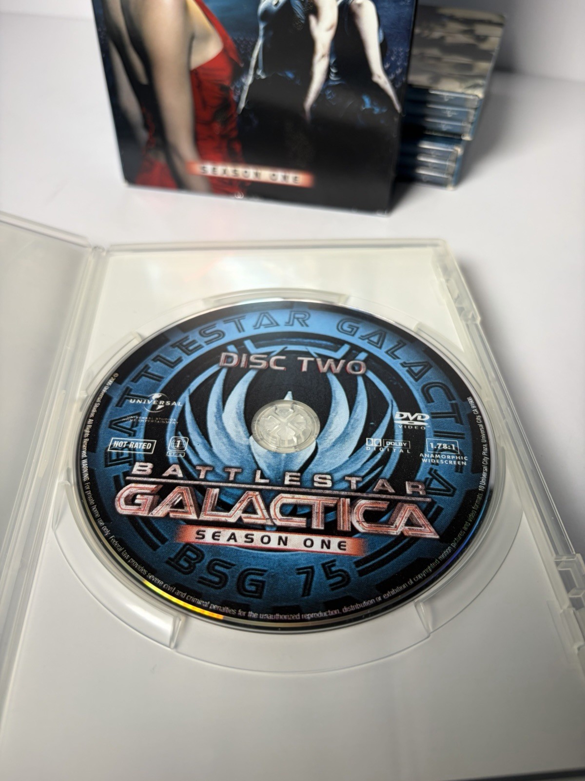 Battlestar Galactica DVD Universal Seasons 1, 2.0 & 2.5 Widescreen NR