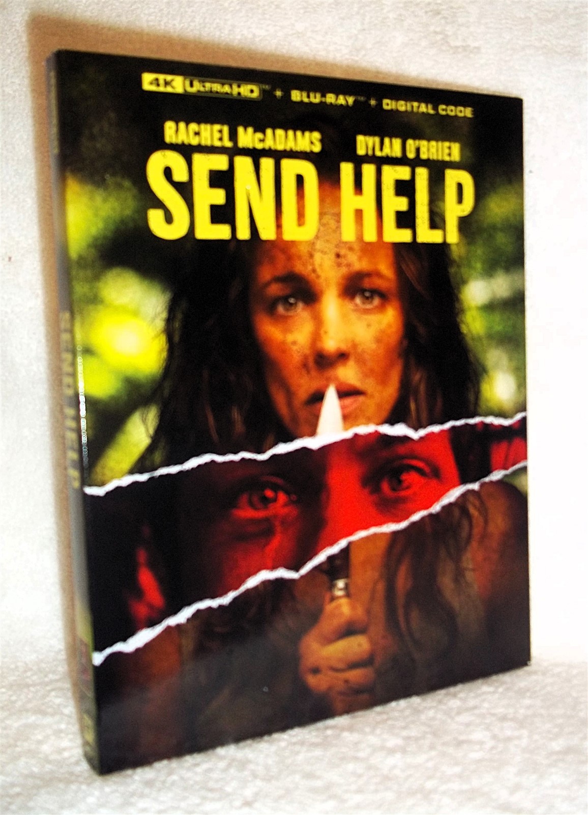 Send Help (4K/Blu-ray, 2026) NEW Rachel McAdams Dylan O’Brien Sam Raimi horror