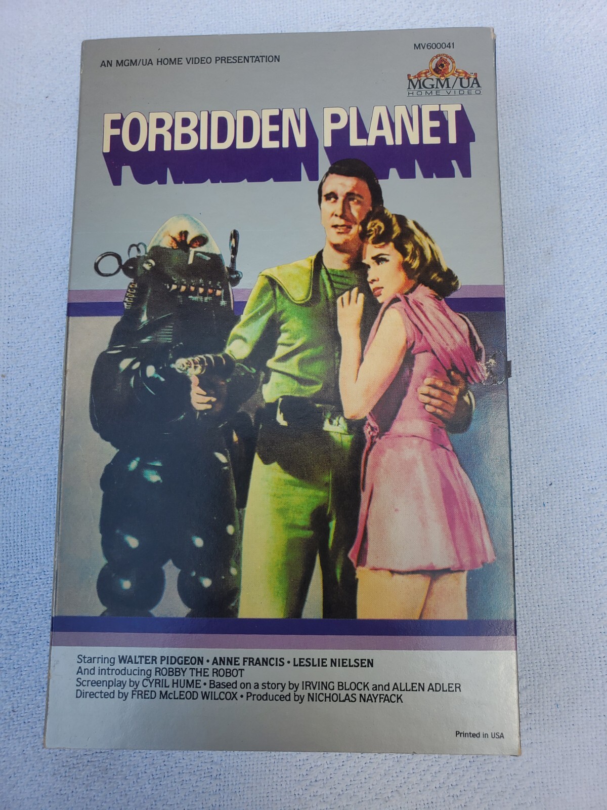 1983 Forbidden Planet Orig 1st Release VHS Tape Horror SciFi Robot Monster Movie