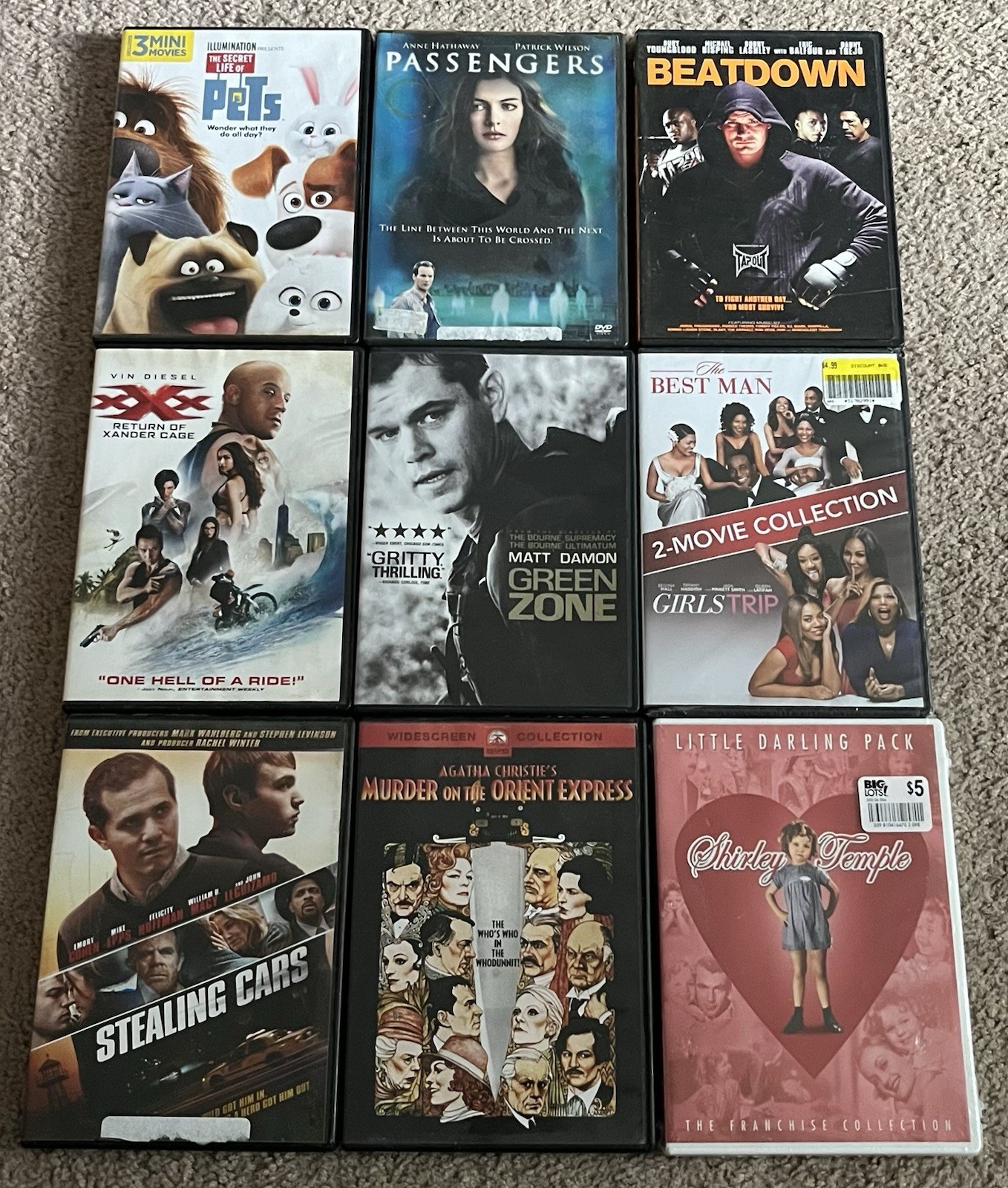 93 Random DVDs Whole Sale Lot Mix Titles ( All Pictured )