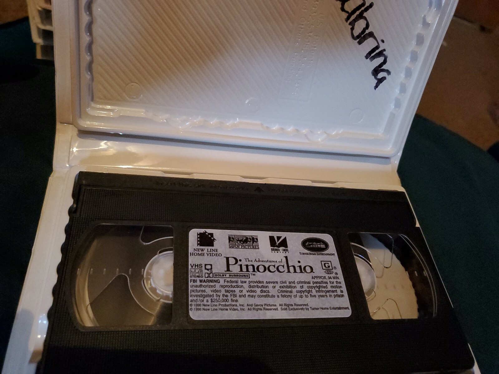 The Adventures of Pinocchio (VHS, 1996, Clamshell) Martin Landau