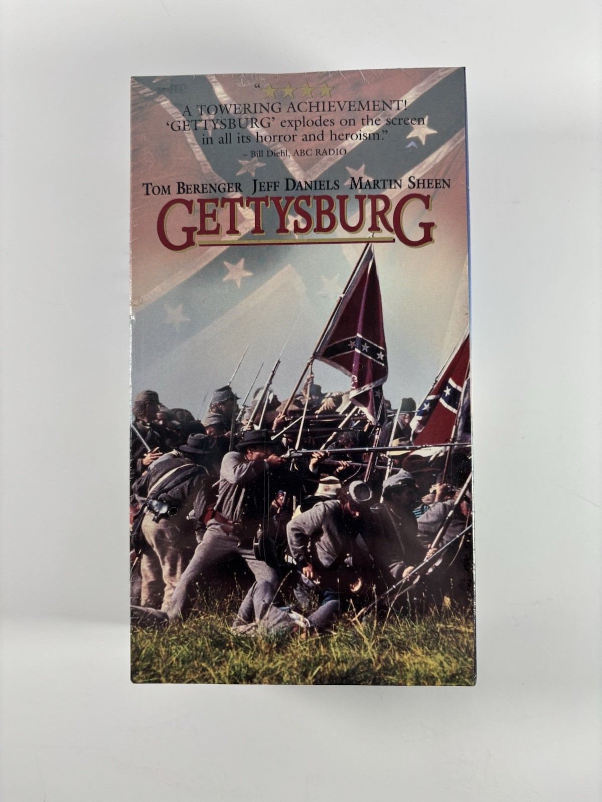 Gettysburg VHS 2 Tape Box Set New Factory Sealed Martin Sheen Tom Berenger