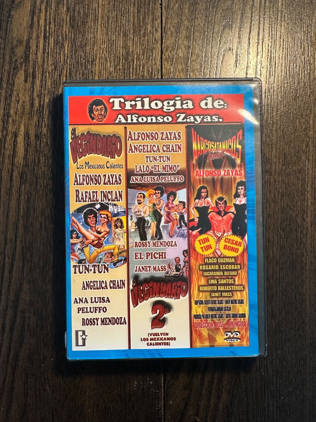 Trilogia de Alfonso Zayas Mexican El Vecindario 1 & 2 Narcosatanicos DVD