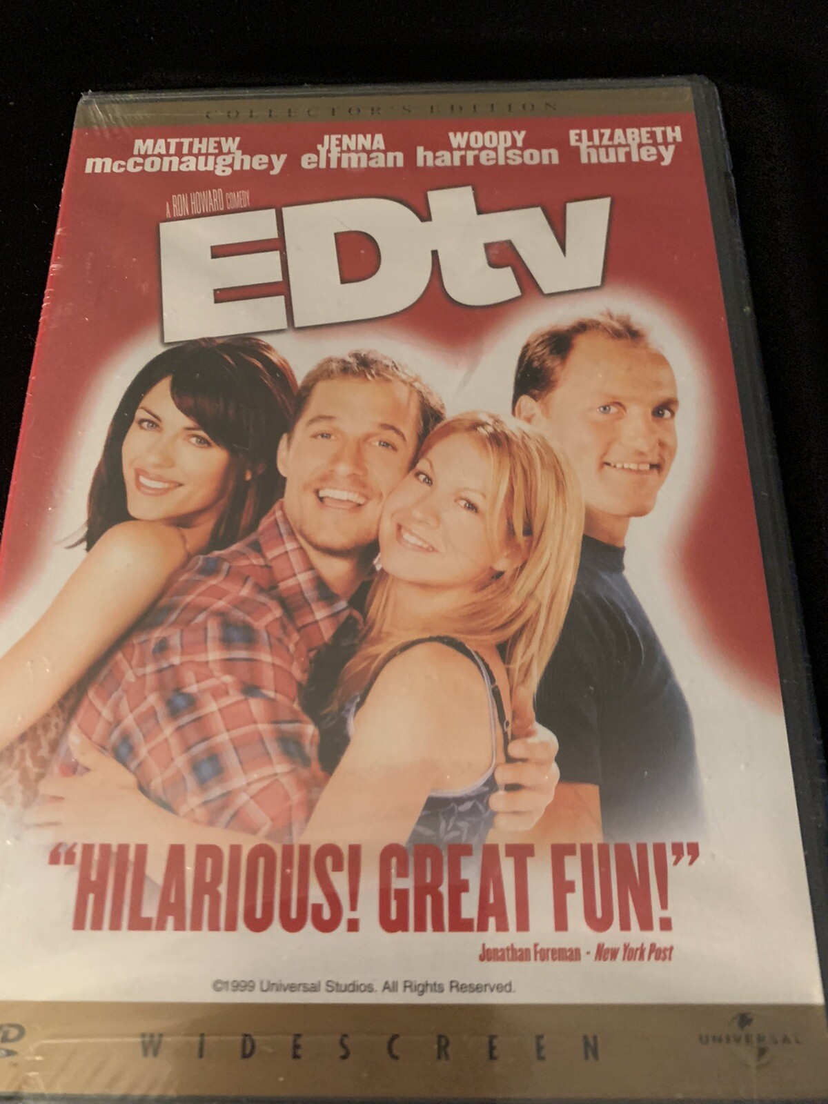 New Sealed*EDtv* Collector’s Edition DVD*Matthew McConaughey Woody Harrelson