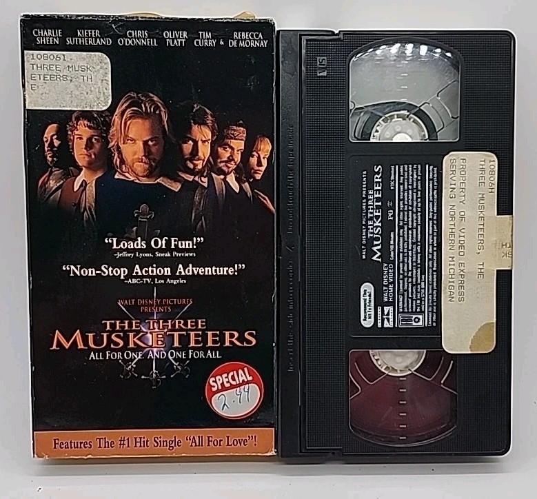 The Three Musketeers (VHS, 1994)