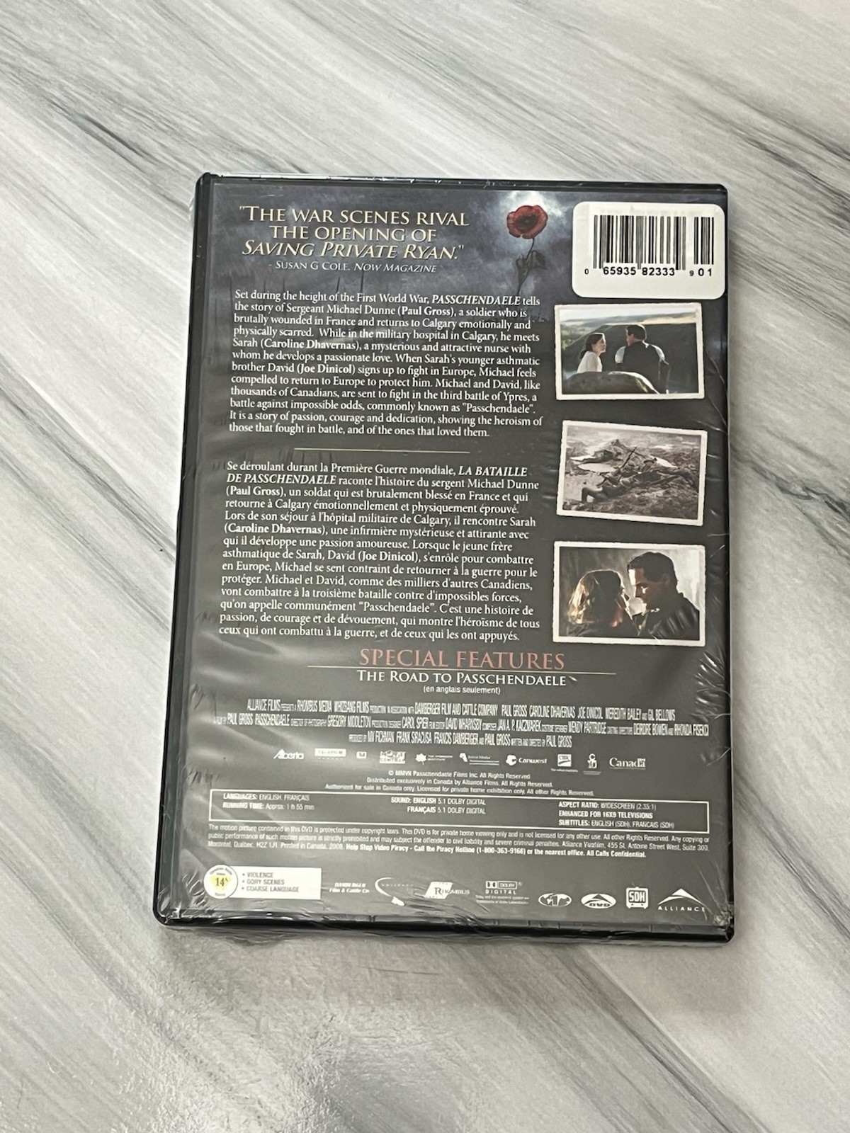 Passchendaele (DVD) Drama History Romance • War Drama ••