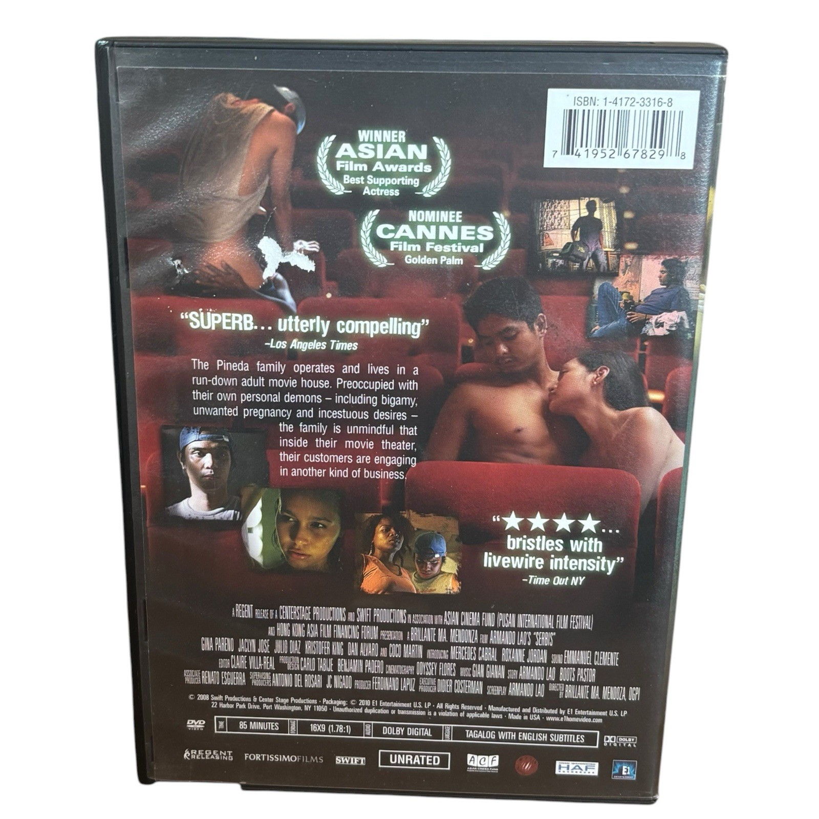 Serbis (DVD, 2010) Service Unrated Brilliance Ma. Mendoza Asian RARE OOP VG