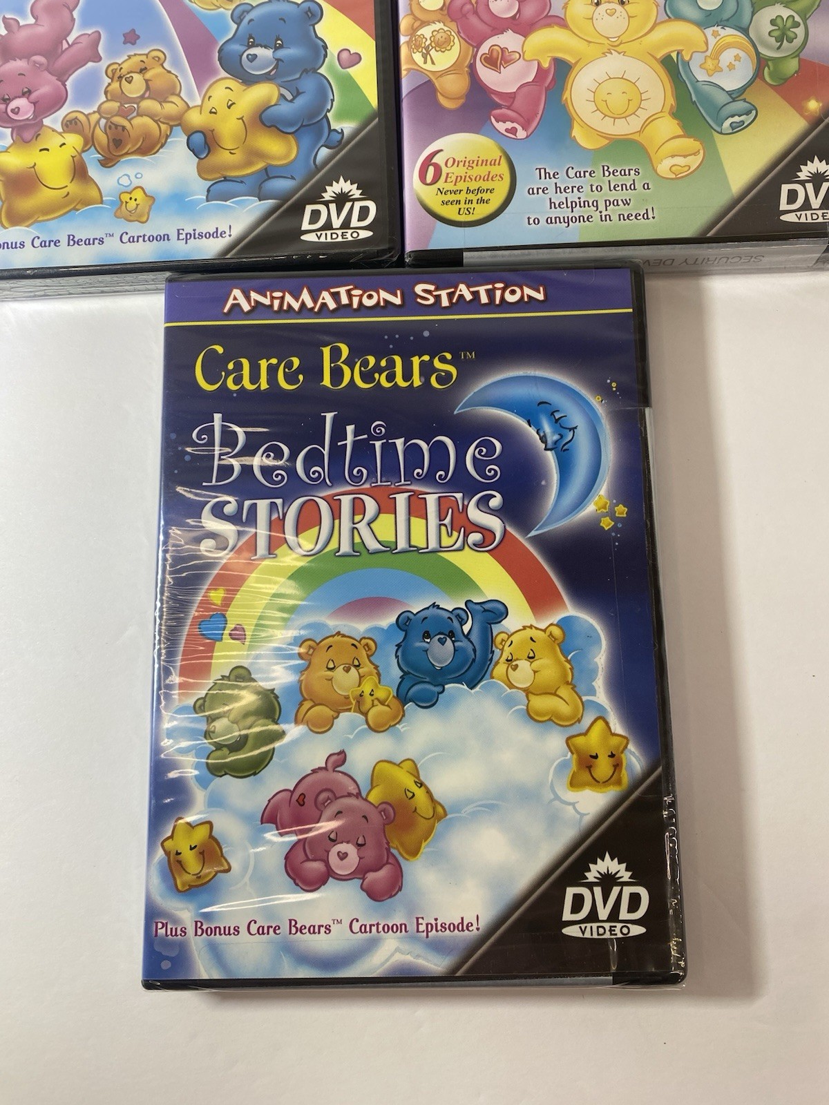 Care Bears DVD Lot of 3 Last Laugh Bedtime Stories Care Bears To The Rescue New