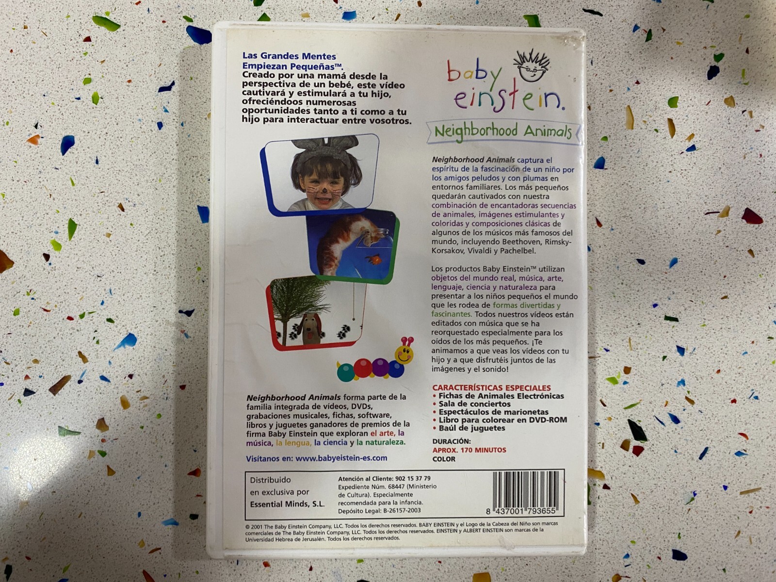 Baby Einstein DVD Neighborhood Animals the Walt Disney Company 170 Minute New