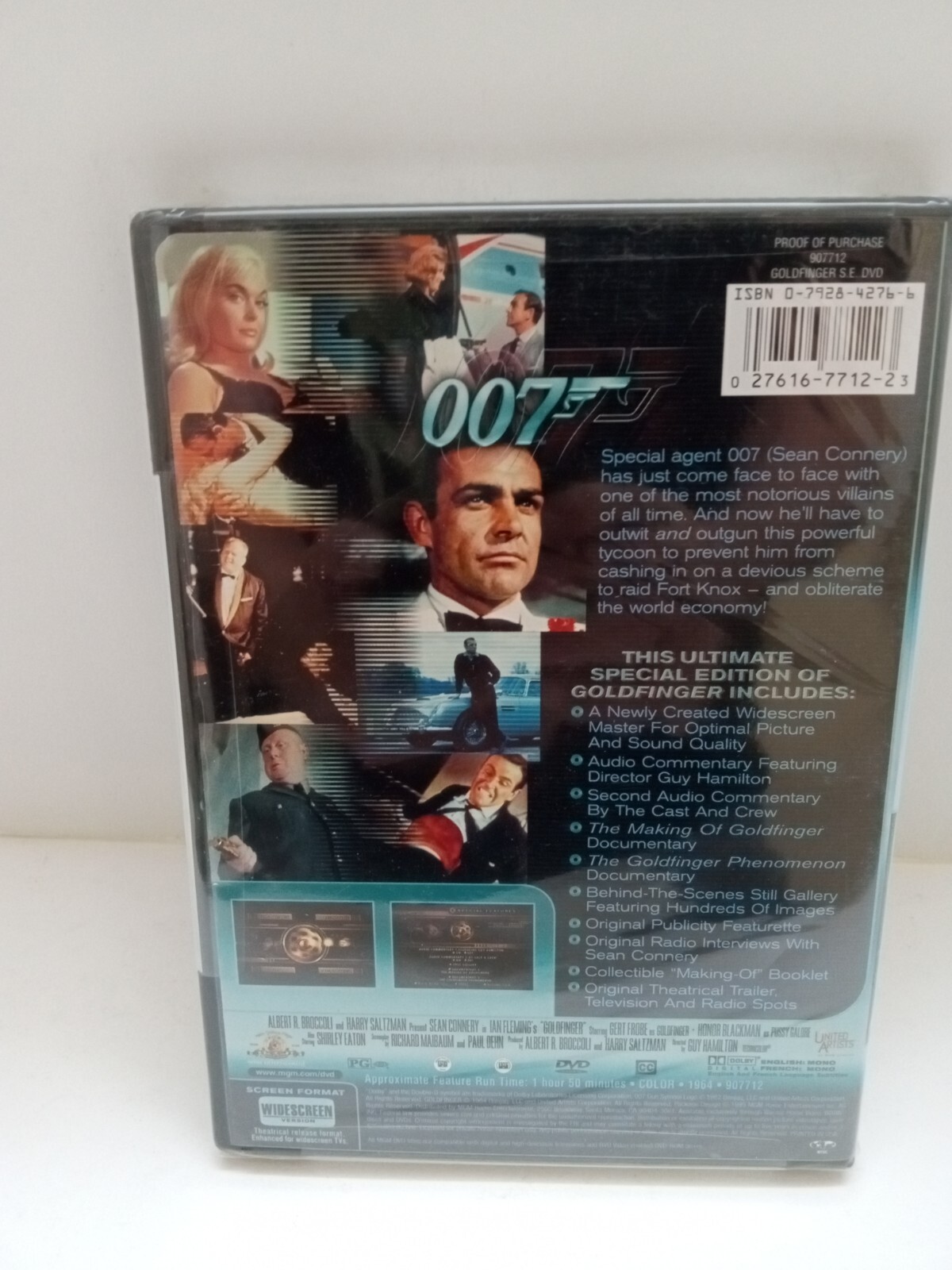 Goldfinger DVD 1999 MGM Special Edition New Sealed Sean Connery Gert Frobe WS