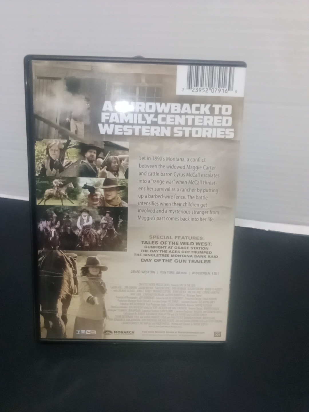 Day Of The Gun ( DVD 138 Min 2013 Western) Eric Roberts Landon Hall NR