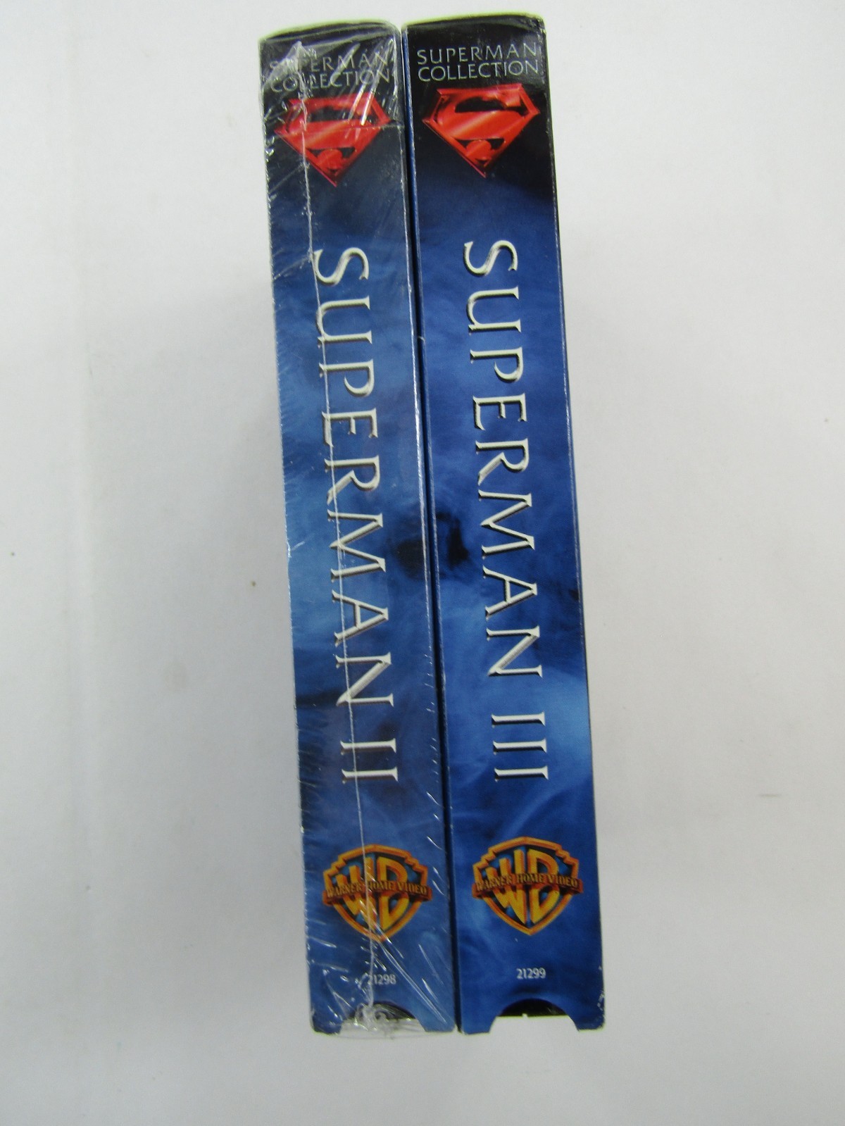 VTG Superman II & Superman III VHS Lot Of 2 Christopher Reeve Cult Comic Classic