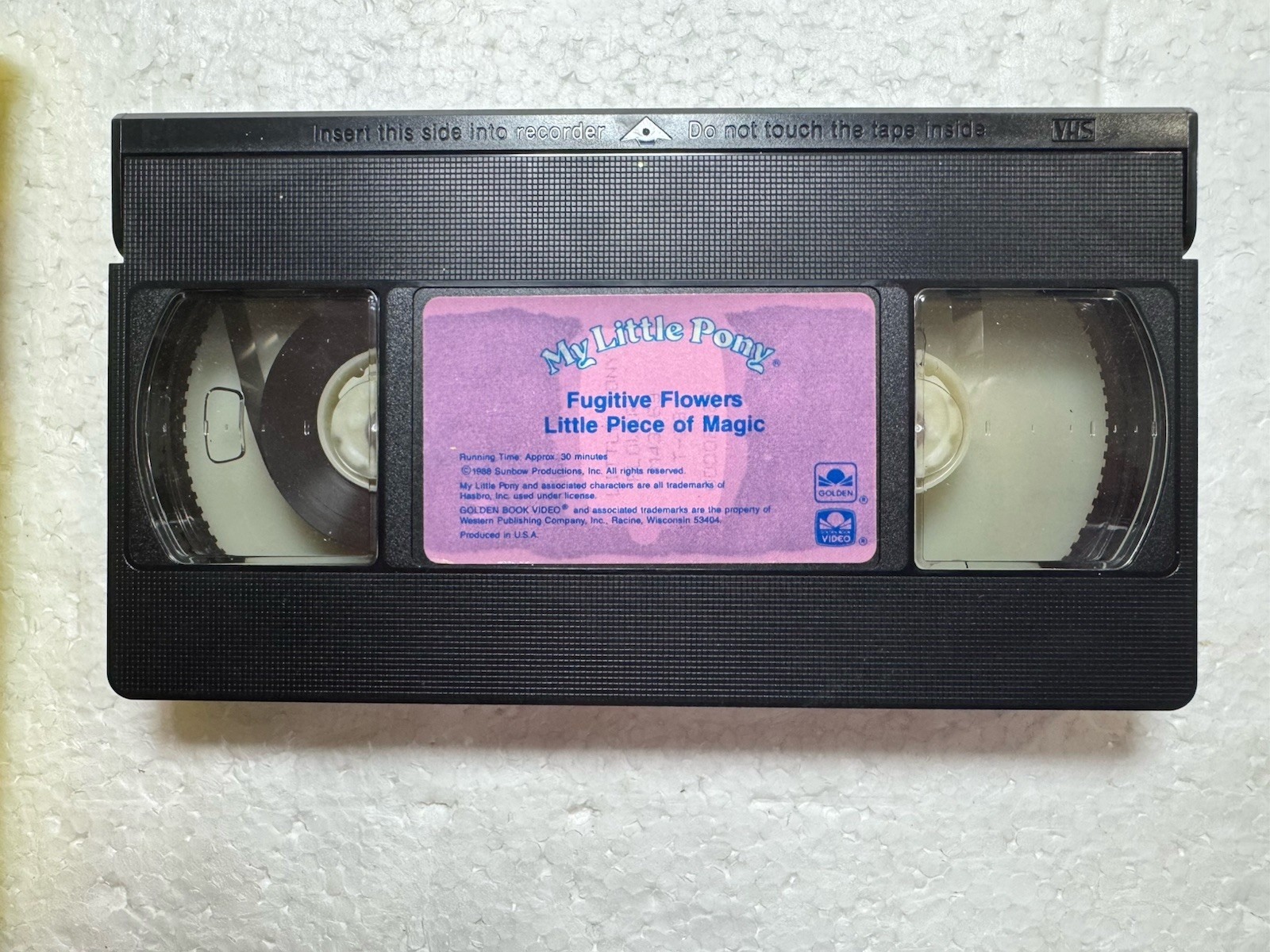 1988 My Little Pony Golden Book VHS – Fugitive Flowers – Little Piece Of Magic