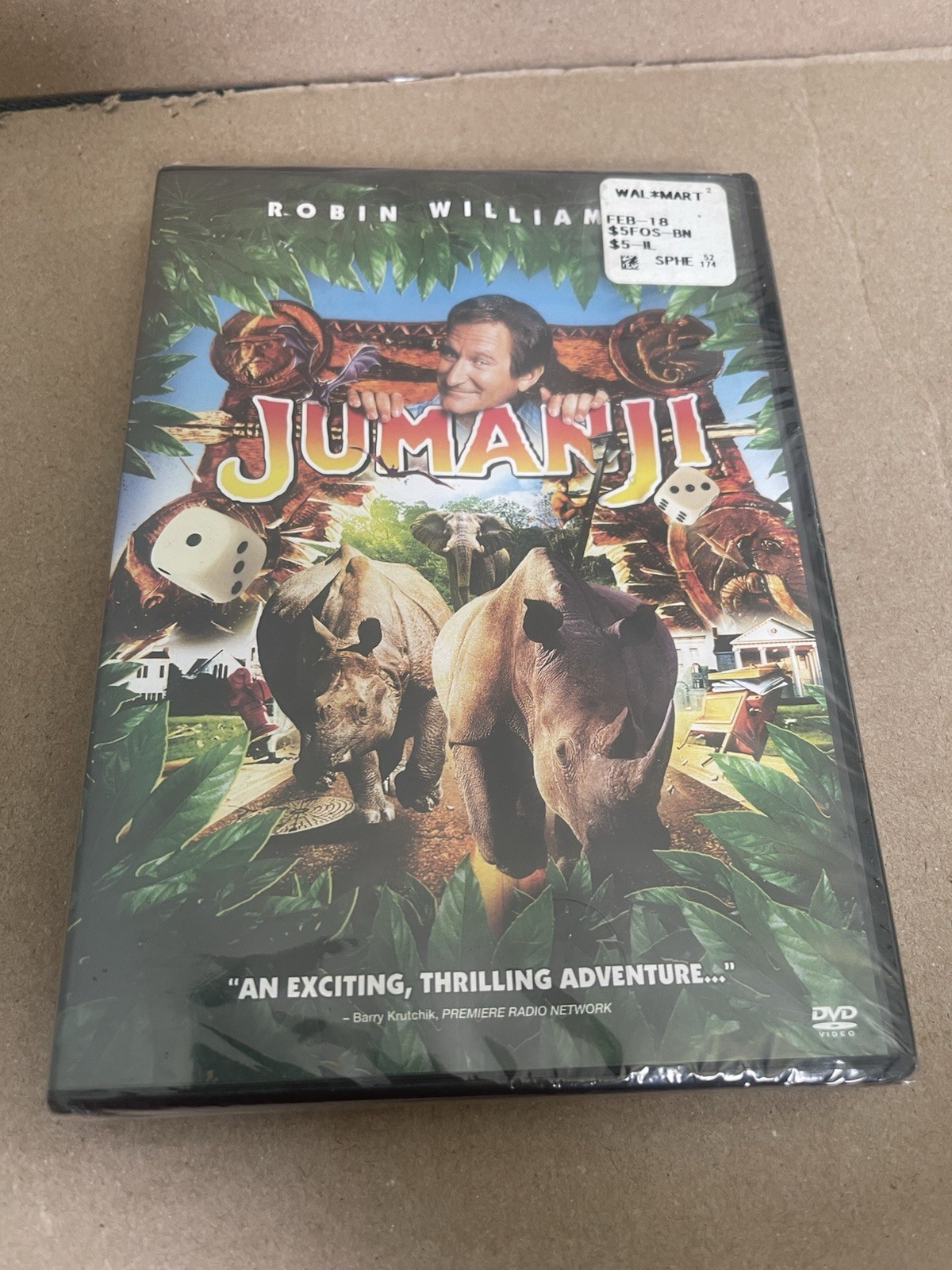 Jumanji (DVD, 1995) Sealed Buy 2 Get 1 Free