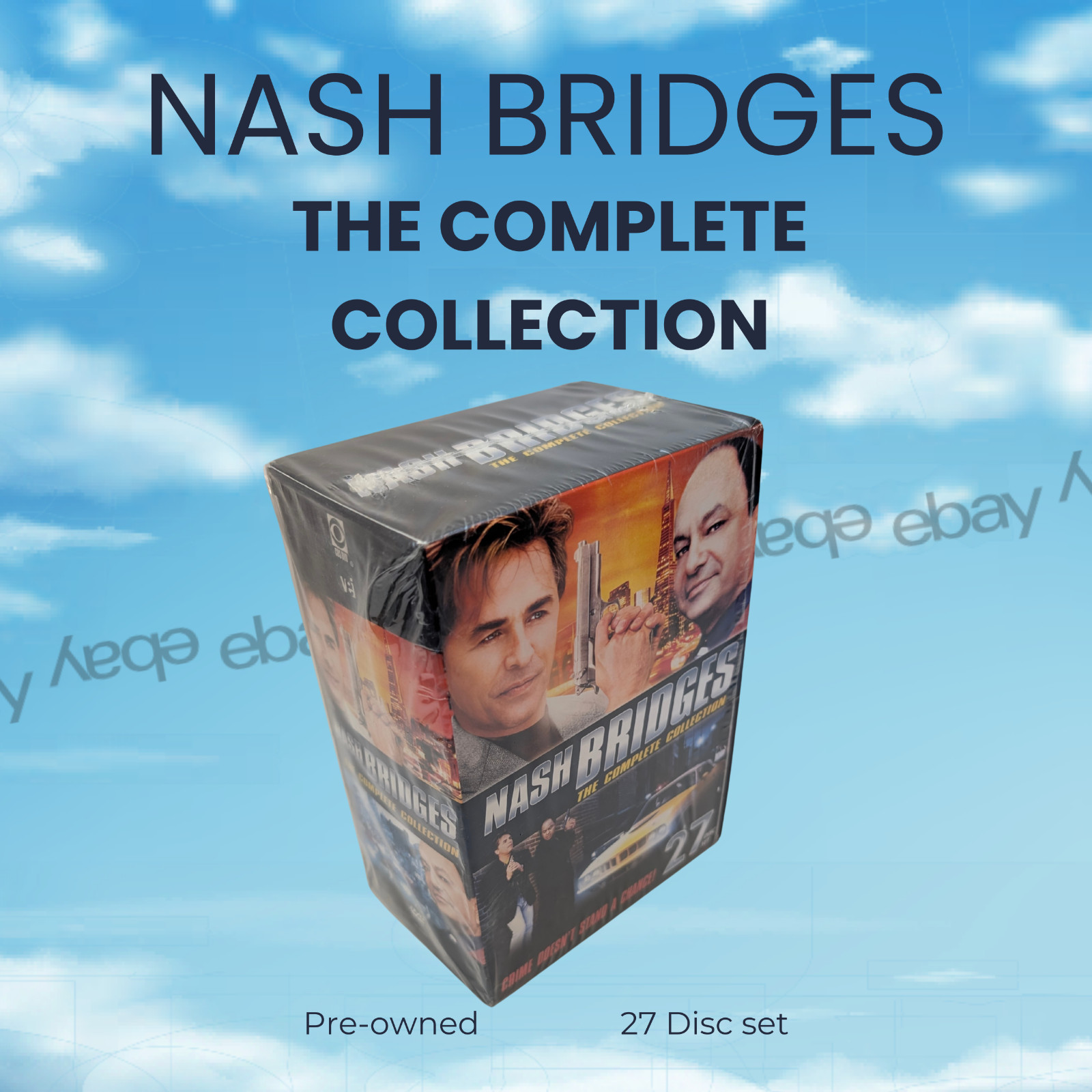 Nash Bridges The Complete Collection DVD Box Set 27-Disc TV Series Don Johnson