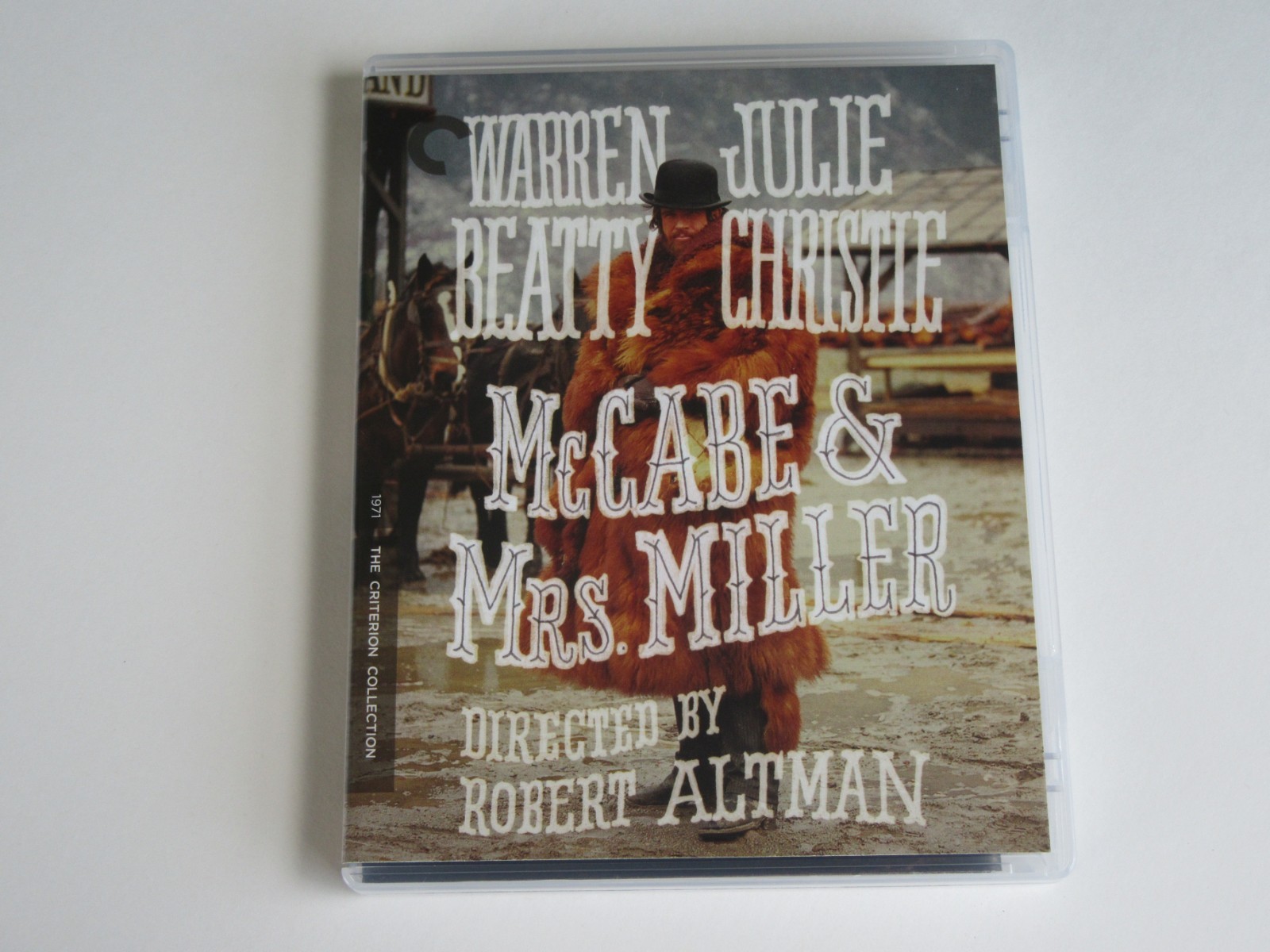 MCCABE & MRS. MILLER (Blu-ray, Criterion Collect.) Warren Beatty, Julie Christie