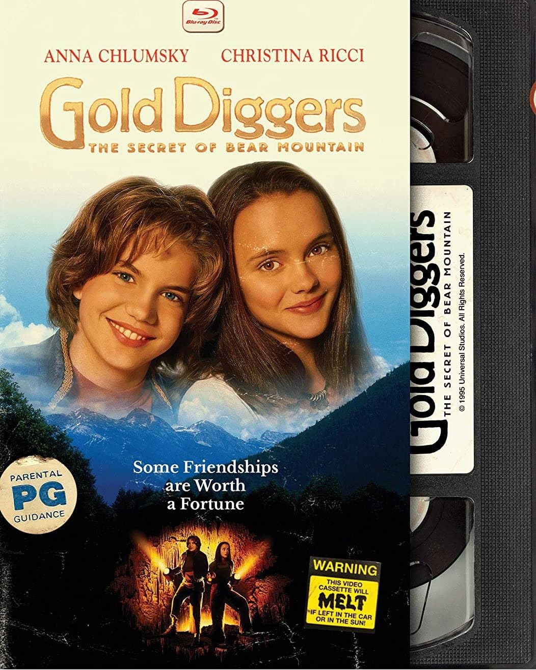 Gold Diggers: The Secret Of Bear Mountain (Retro VHS packaging) [Blu-ray]