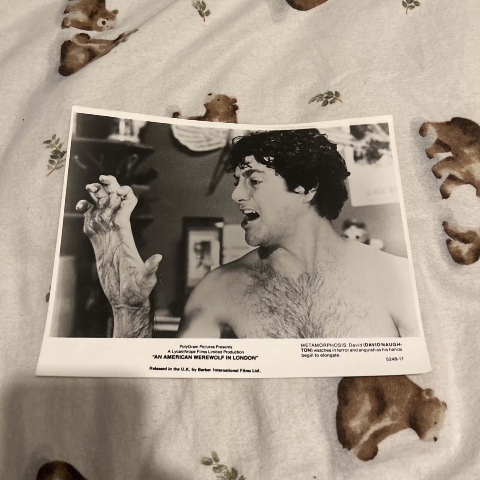 JOHN LANDIS AN AMERICAN WEREWOLF IN LONDON 6 x PRESS PHOTOGRAPHS/STILLS LOT