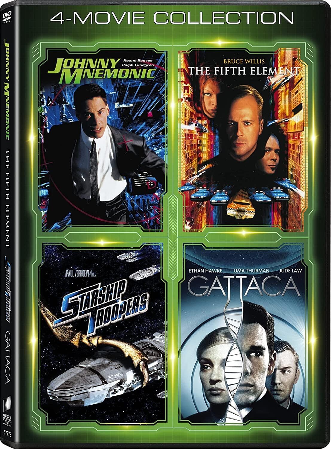 The Fifth Element / Gattaca / Johnny Mnemonic / Starship Troopers – Set