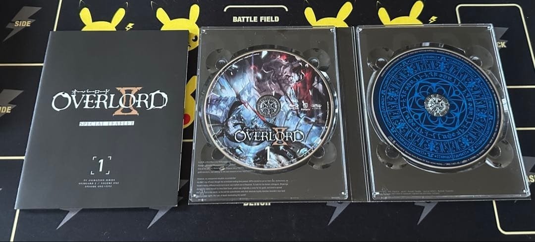OVERLORD II Anime Blu-ray Box Set Vol. 1-3 Limited Edition Working Condition JP