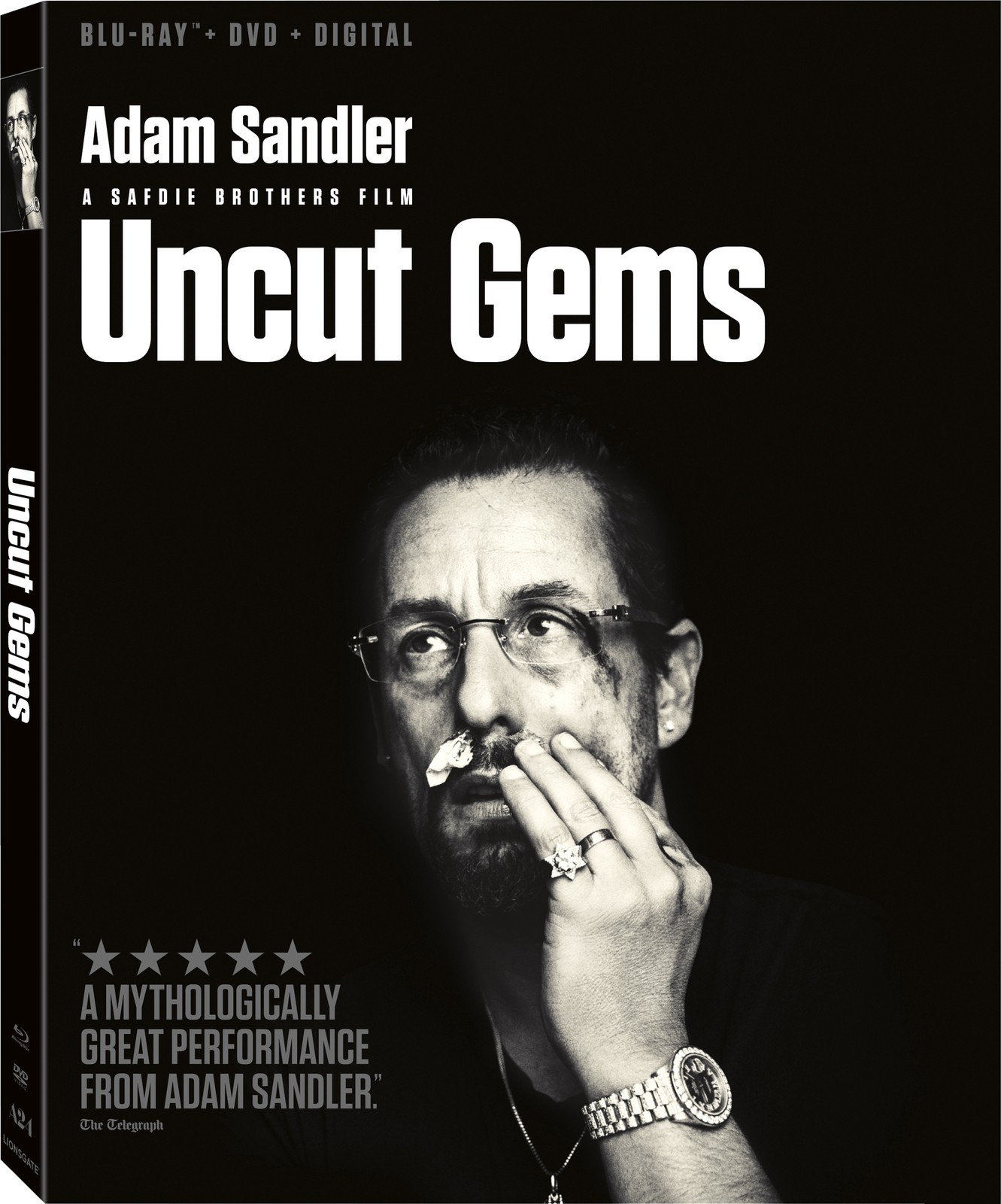 Uncut Gems (Blu-ray + DVD + Digital) NEW