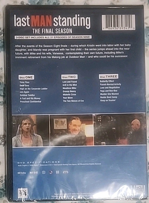Last Man Standing: The Complete Season 9 DVD Brand New Free Shipping