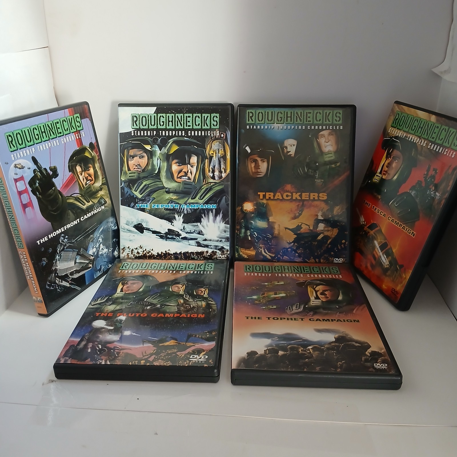 Starship Troopers Roughnecks Chronicles DVD Lot Of 6 90s Sci Fi Animation TV