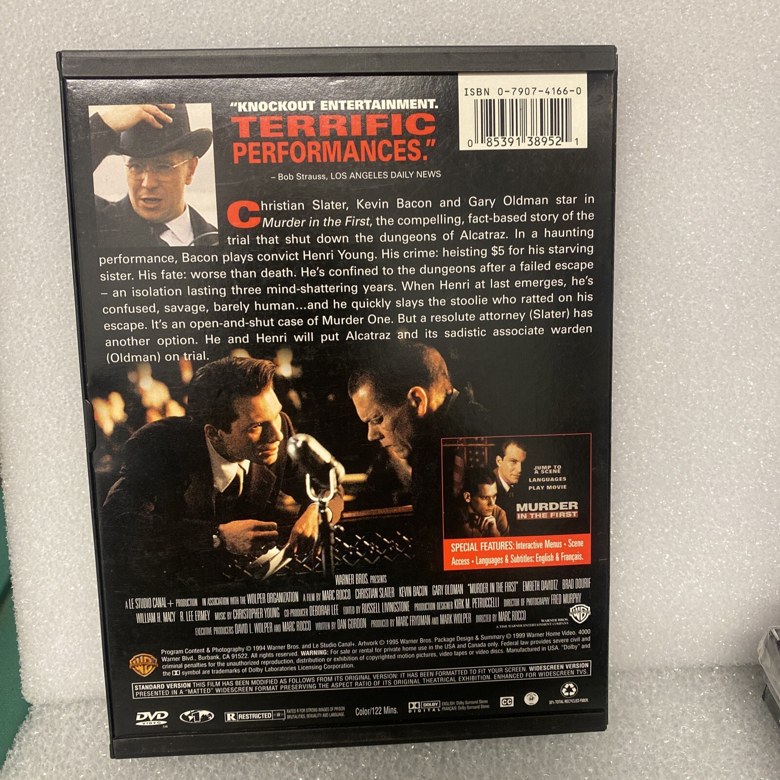 Murder in the First (DVD, 1999)