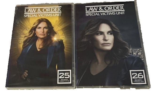 Law and Order SVU: The Complete Seasons 25 and 26 DVD bundle set *Free Fast Ship