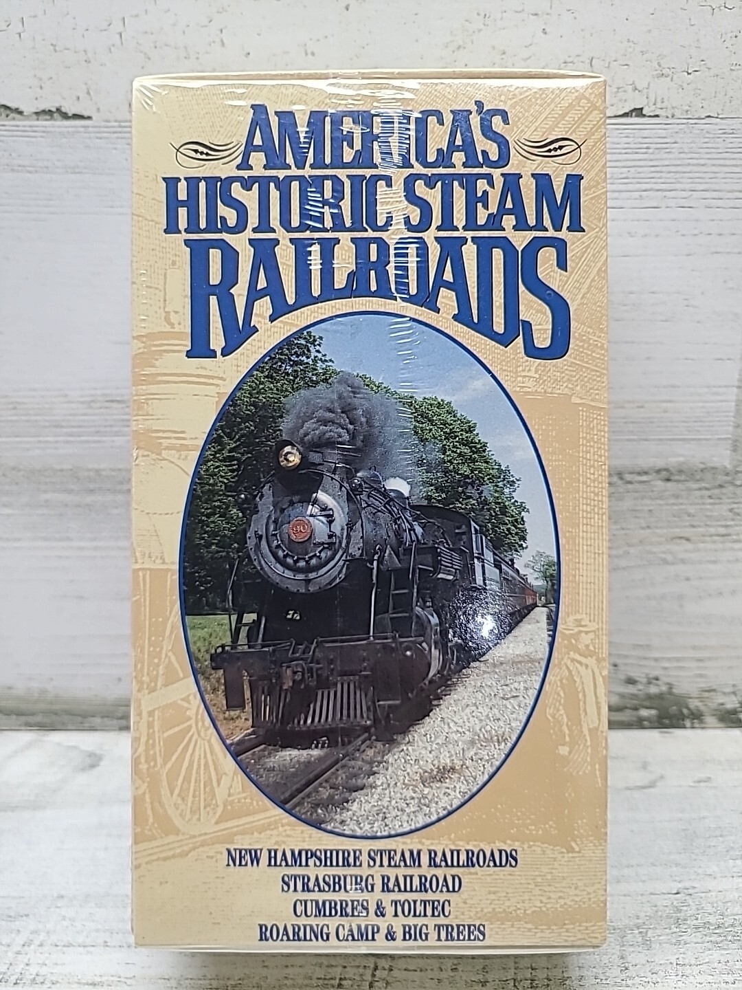 Historic Steam Railroads Train VHS Americas 2 VCR Set Engine Locomotive Sealed