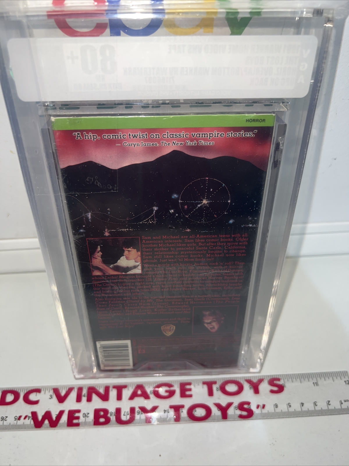 THE LOST BOYS (1991) *BRAND NEW*VHS MOVIE SEALED WARNER 80s HORROR VGA/AFA 80+