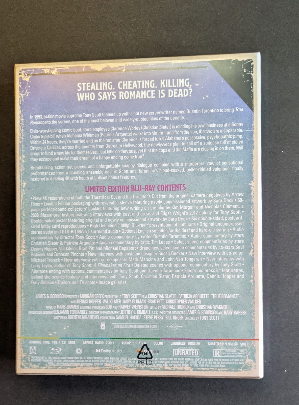 True Romance (Blu-ray, 1993) a Tony Scott film.