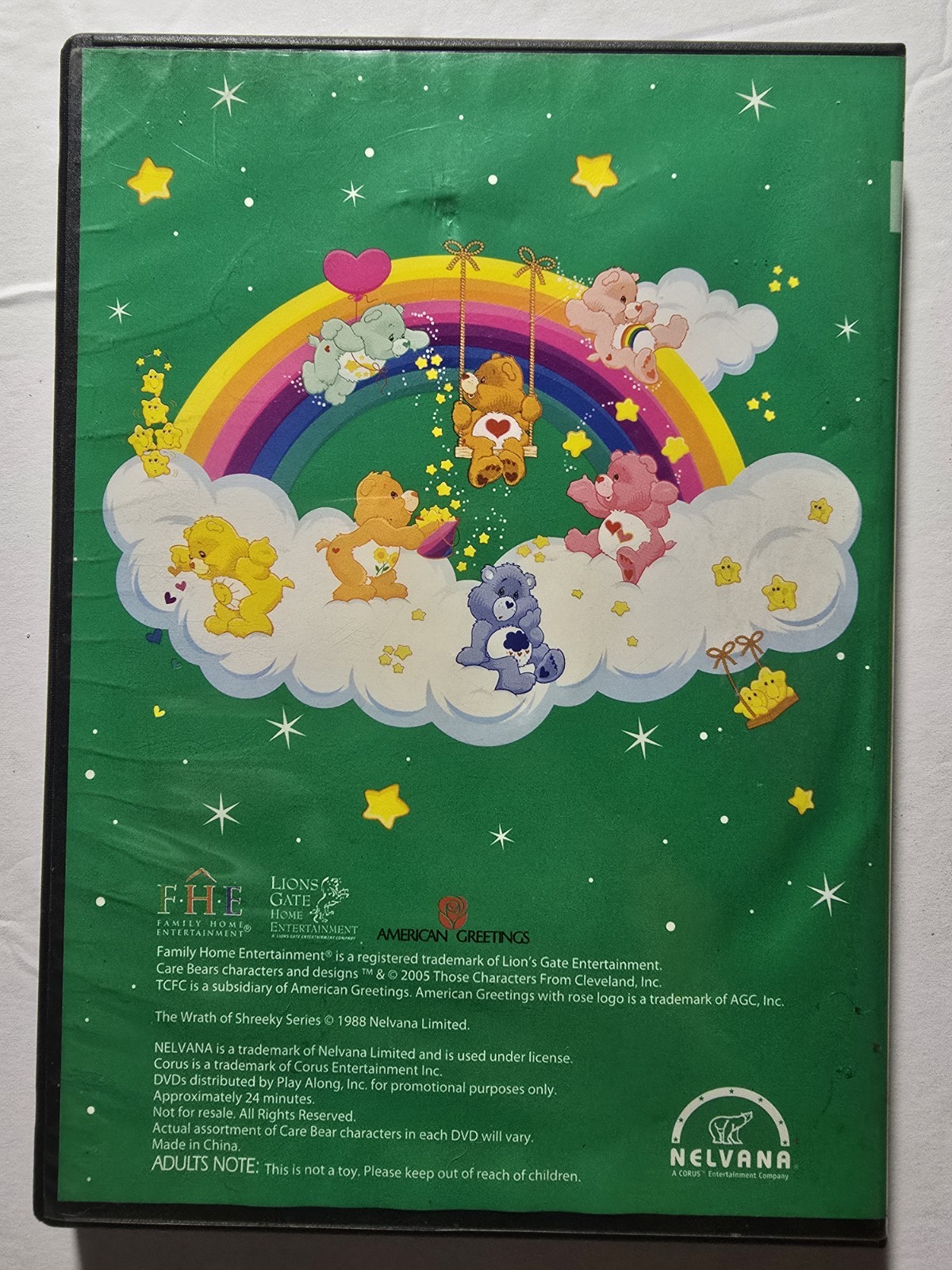 Lions Gate Care Bears: The Wrath of Shreeky DVD Tall Case 24 min