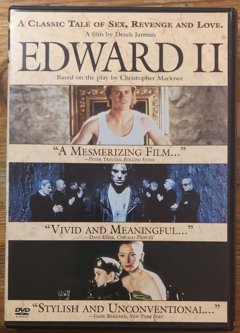 Edward II EX RENTAL DVD Derek Jarman Steven Waddingham Tilda Swinton