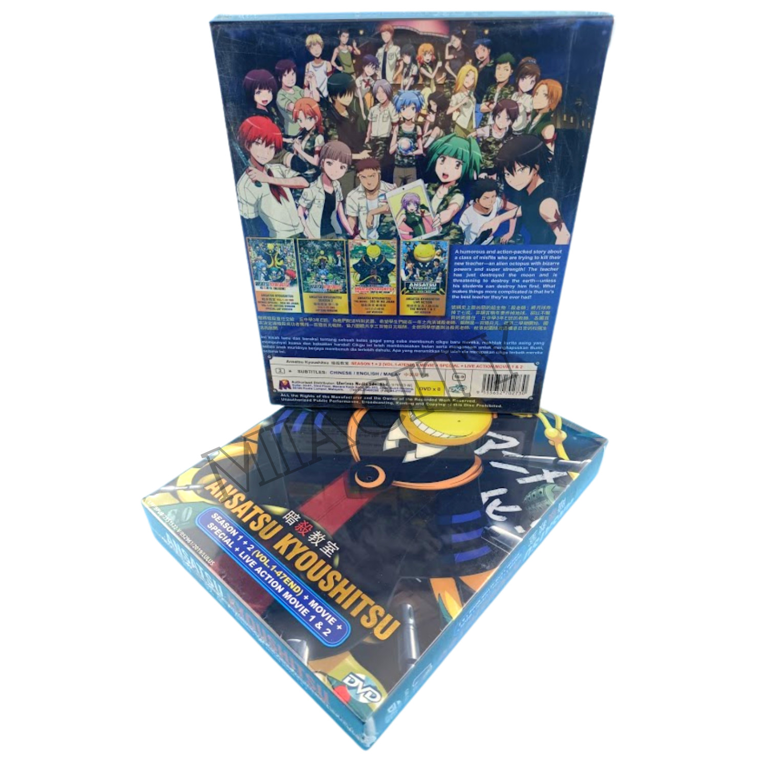 DVD Anime Ansatsu Kyoushitsu / Assassination Classroom COMPLETE Series & Movies