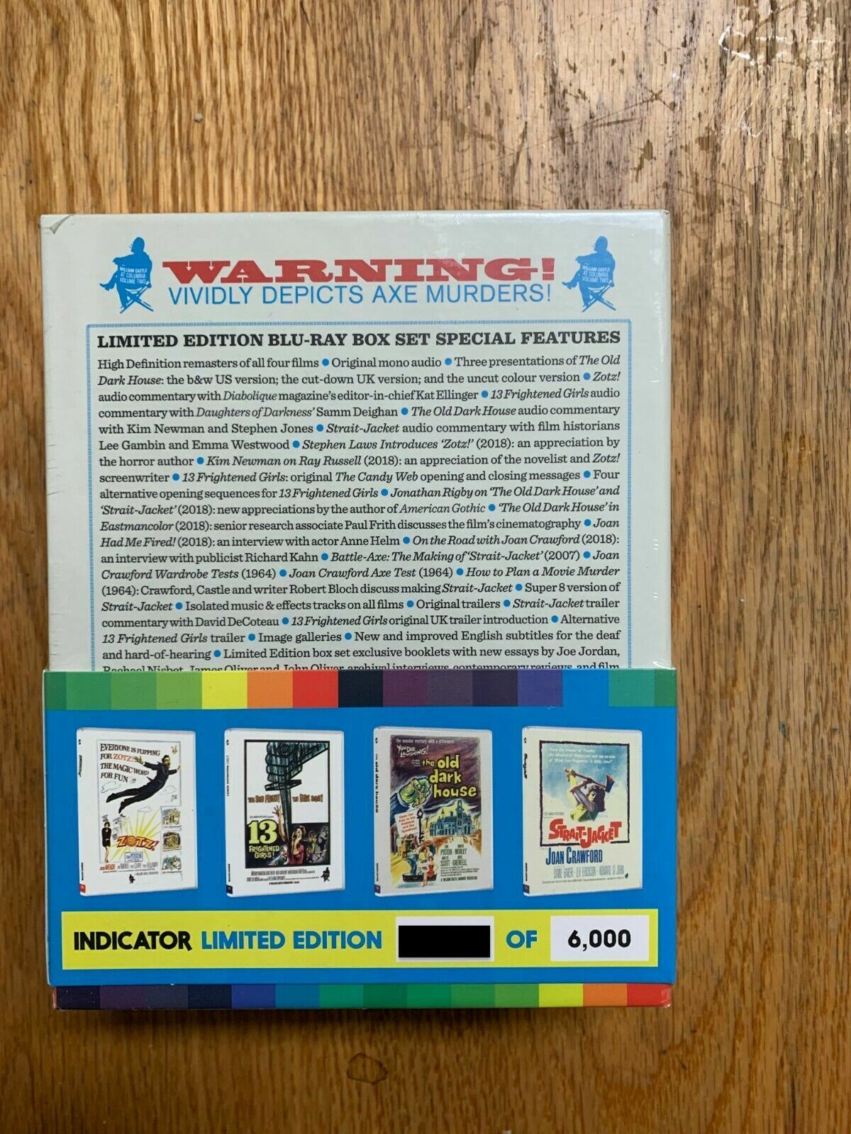William Castle at Columbia: Volume Two Powerhouse Films Rare & Out of Print OOP