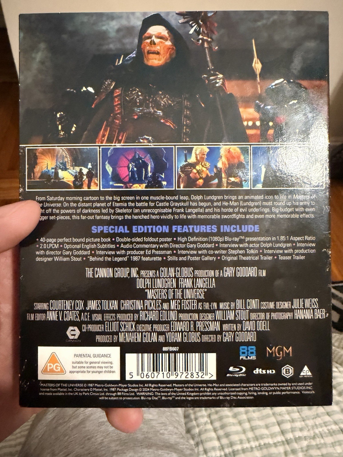 Masters Of The Universe (Blu-ray, 1987) 88 Films Deluxe Collector’s Edition OOP