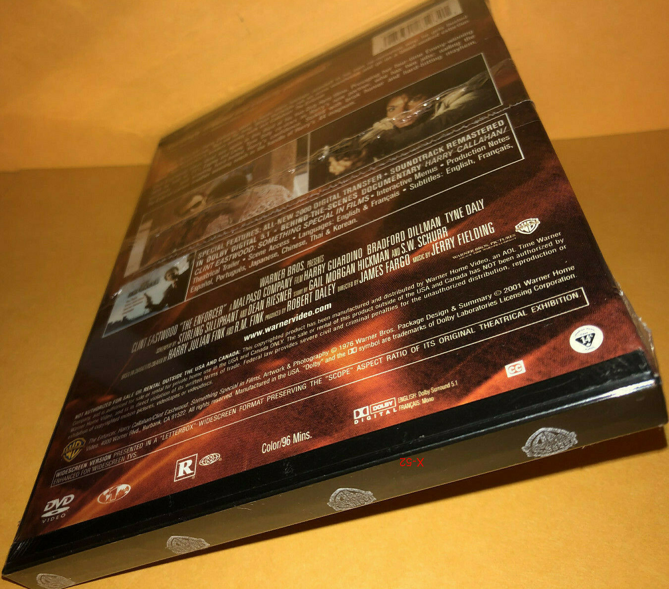 Clint Eastwood The Enforcer DVD Dirty Harry 3 Tyne Daly James Fargo H Guardino