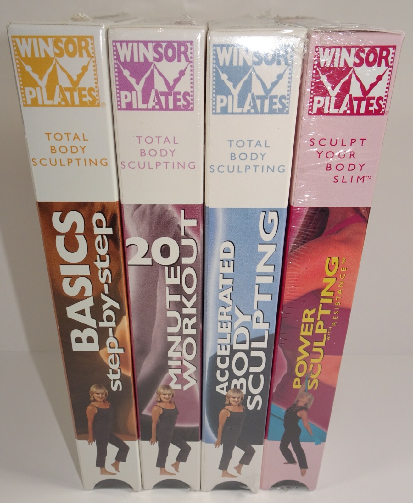 Winsor Pilates Total Body Sculpting Basics 20-Minute Accelerated Power VHS Tapes
