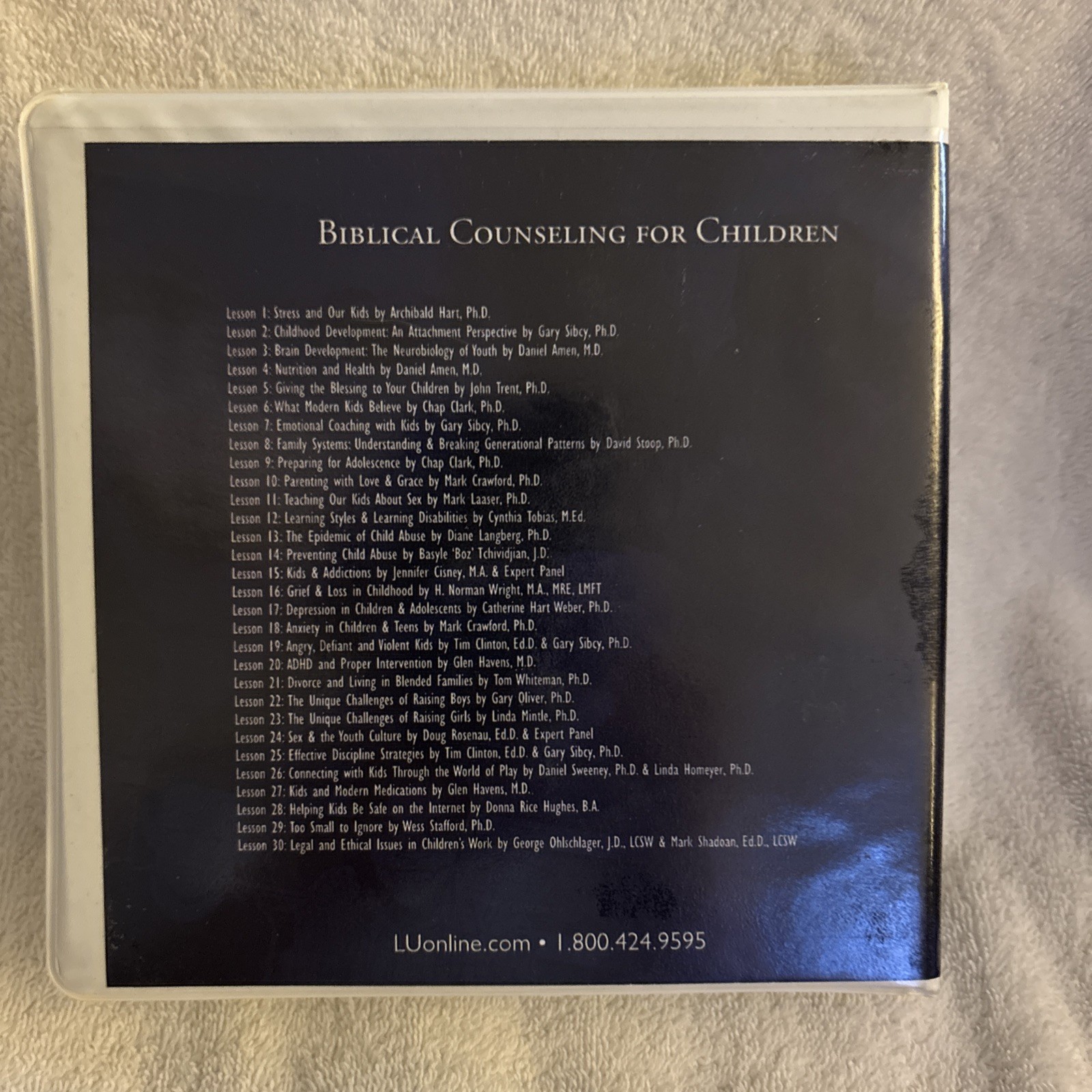 Biblical Counseling For Children Liberty University 15 Disc Set DVD