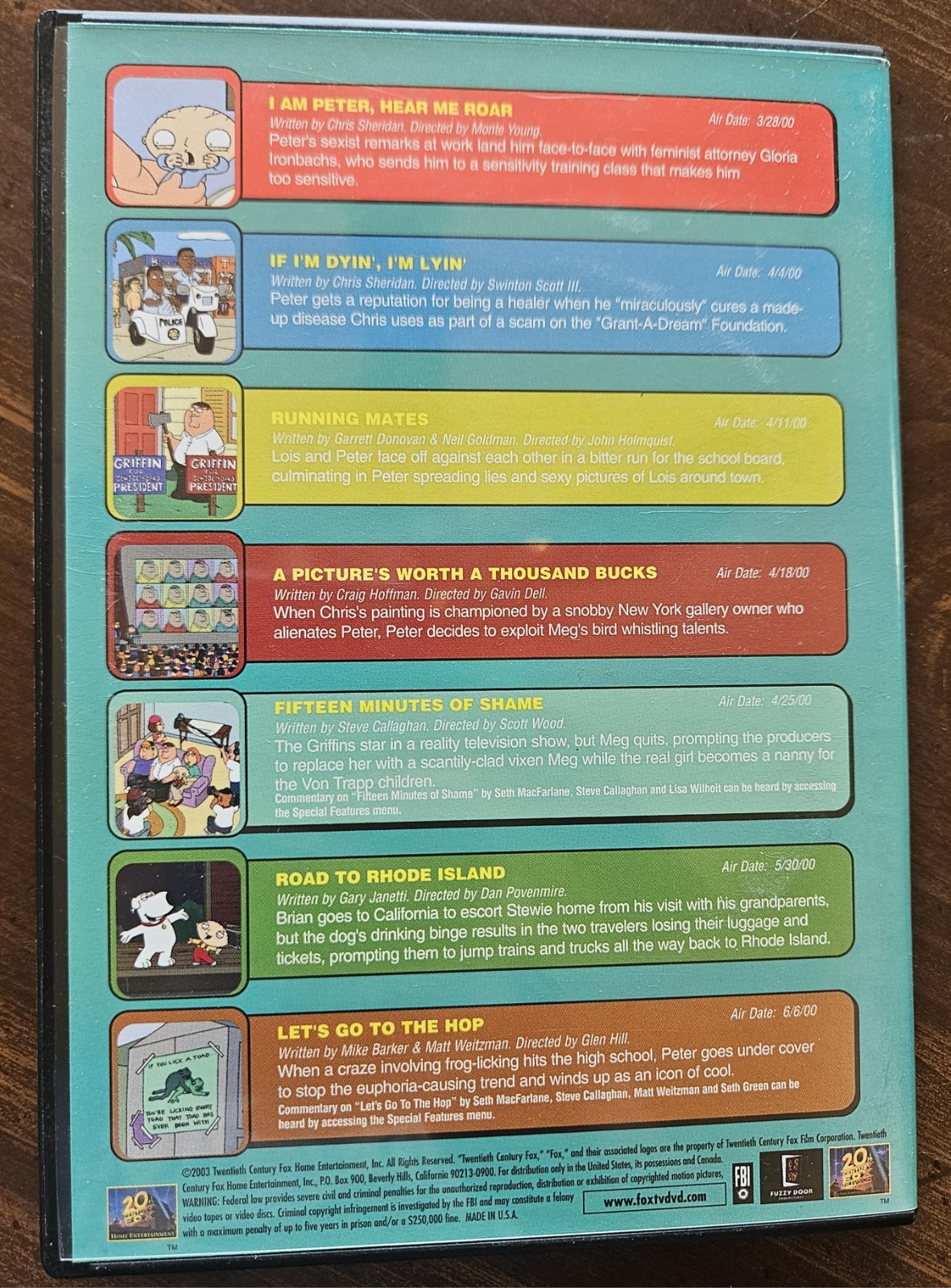 Family Guy Volume 1: Seasons 1 & 2 (DVD, 1999)