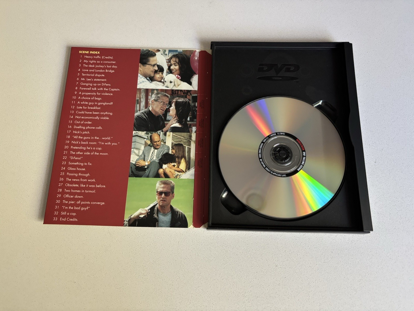 Falling Down DVD 1999 Michael Douglas Urban Reality Snapcase