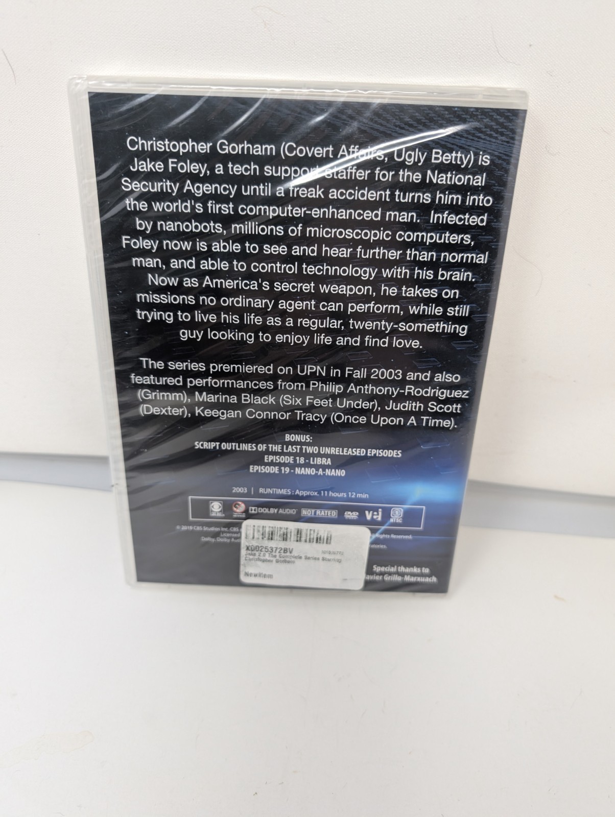 JAKE 2.0 THE COMPLETE SCI-FI SERIES -2003 Techno Show Christopher Gorham NEW DVD