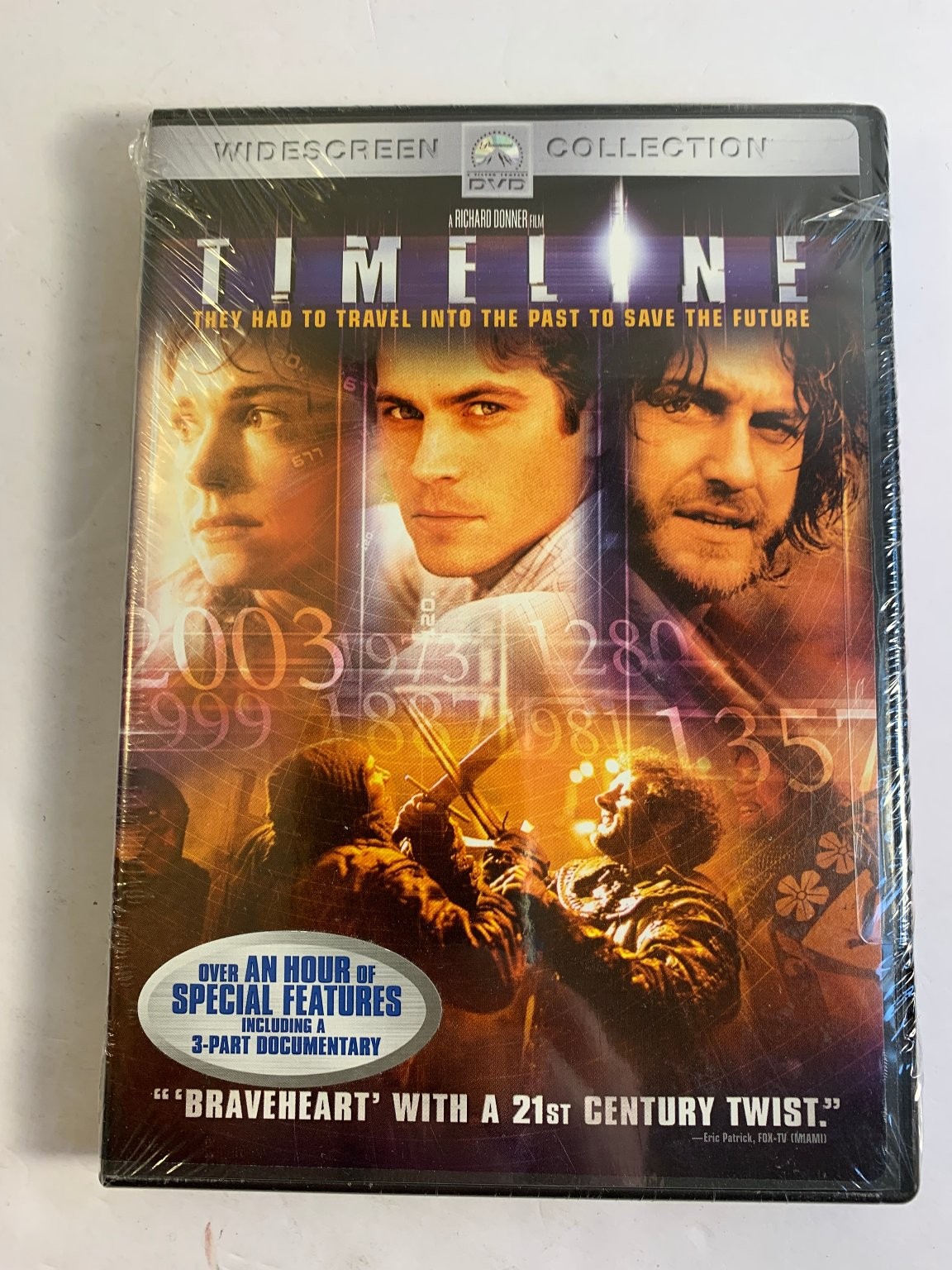TIMELINE DVD 2003 Widescreen Richard Donner Paul Walker Gerard Butler Special