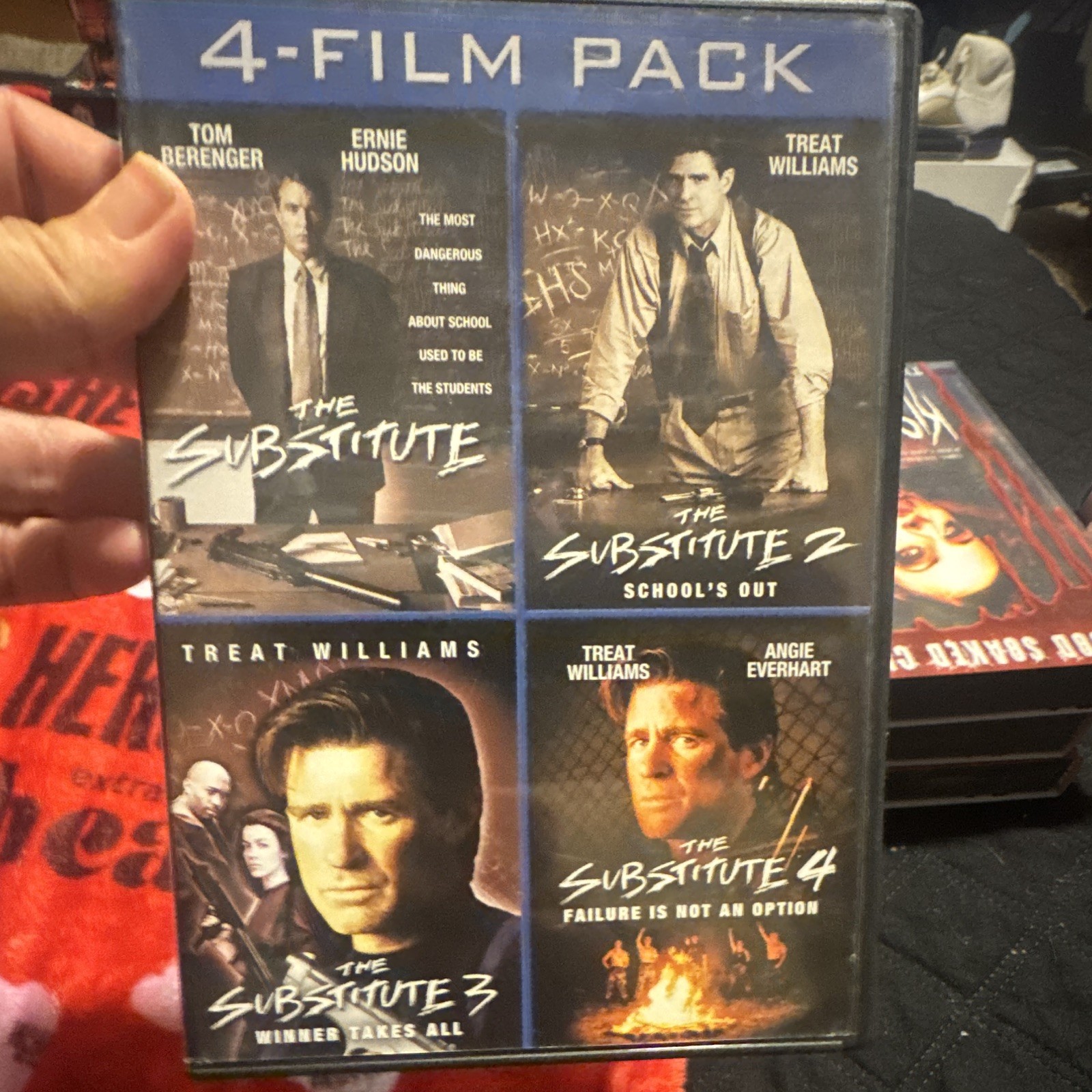 The Substitute 4-Film Pack, 1 2 3 4 (2000, DVD) Brand New, Factory Sealed