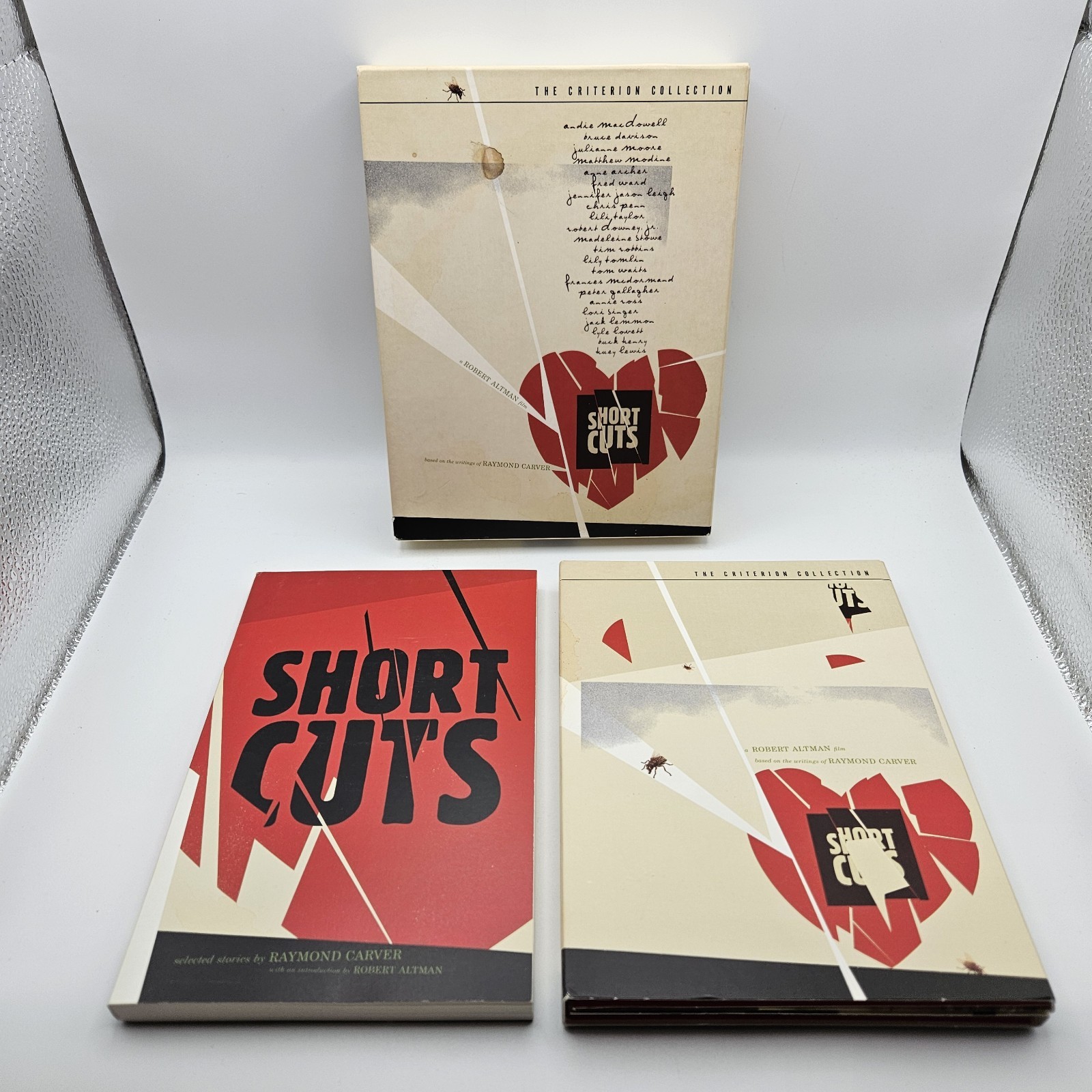 Short Cuts (DVD, 1993/2004, 2-Disc Set W/ Book) Criterion Collection, Tested