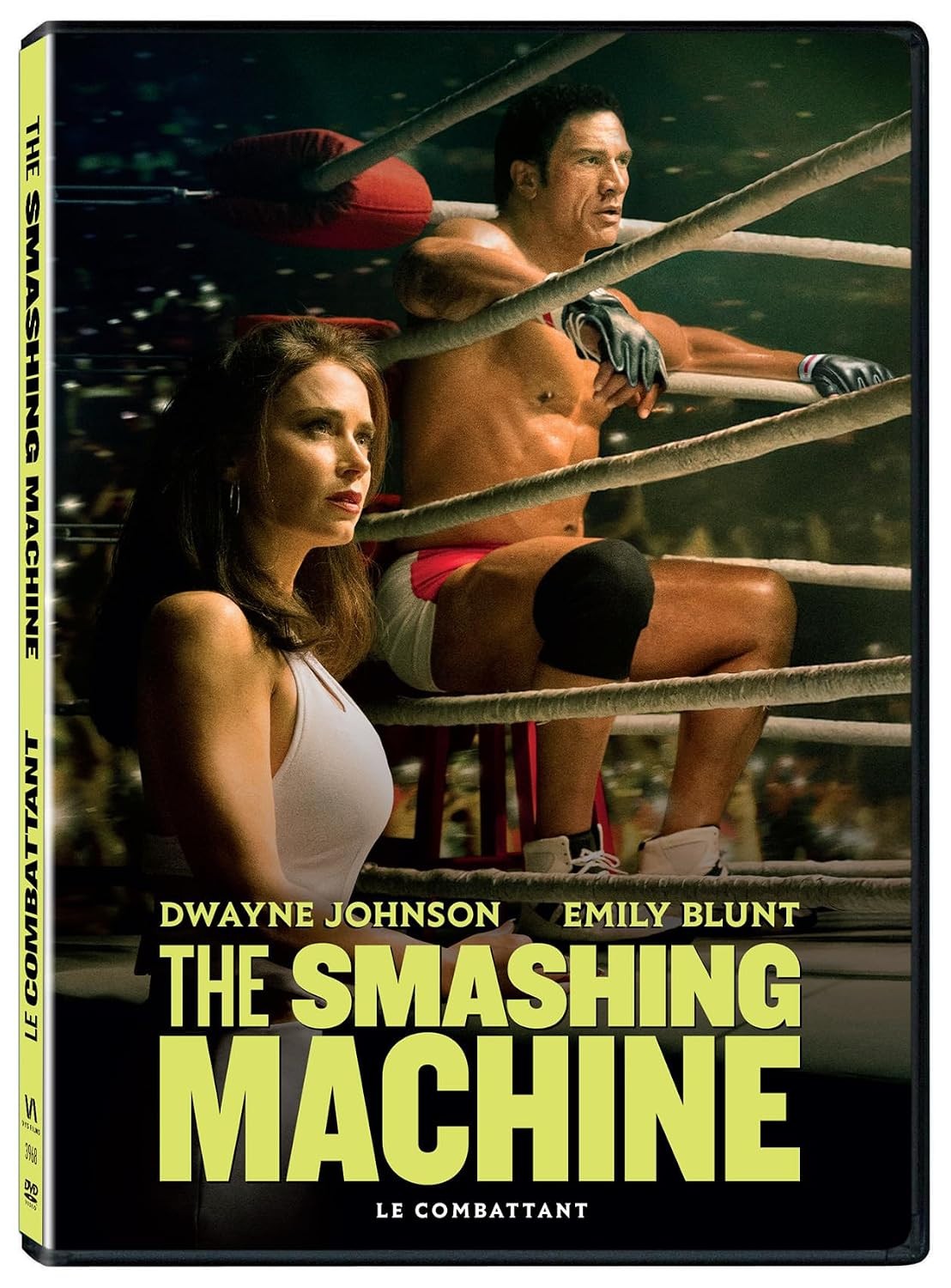 The Smashing Machine (DVD) 2025 Dwayne Johnson, Emily Blunt NEW