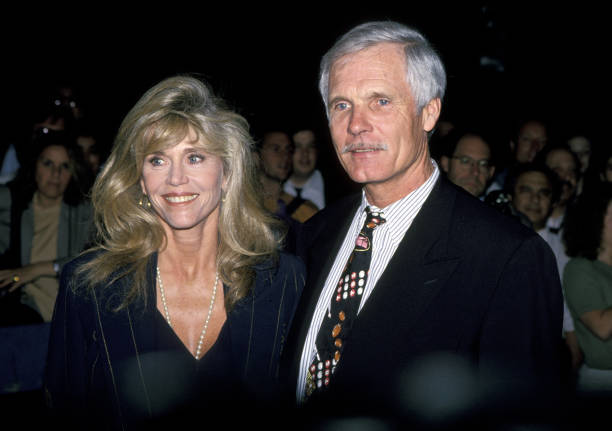 Jane Fonda Ted Turner at TBS’ “A Century of Women” New York Ci- 1994 Old Photo 6